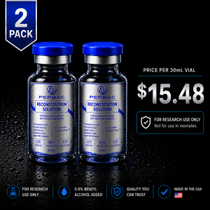PEPBAC Reconstitution Solution — 30mL Glass Vial (2 pack)