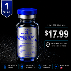 PEPBAC Reconstitution Solution — 30mL Glass Vial